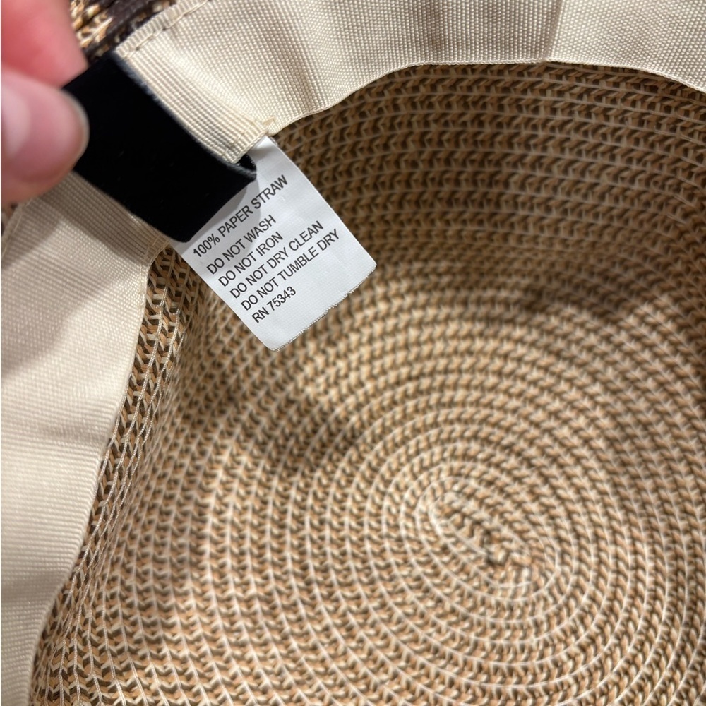 Renato Balestra Straw Hat, 100% paper straw - Picture 4 of 4